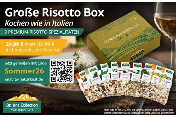 Große Risotto Box Kochen wie in Italien | 9 PREMIUM-RISOTTO-SPEZIALITÄTEN