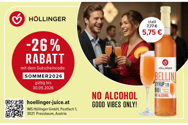 -26% RABATT | NO ALCOHOL - GOOD VIBES ONLY!