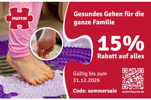 Gesundes Gehen für die ganze Familie | 15% Rabatt auf alles