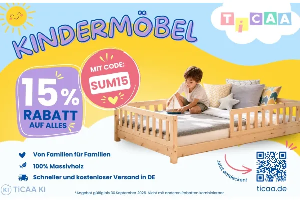 15% RABATT auf alles! | Kindermöbel | Von Familie für Familie
