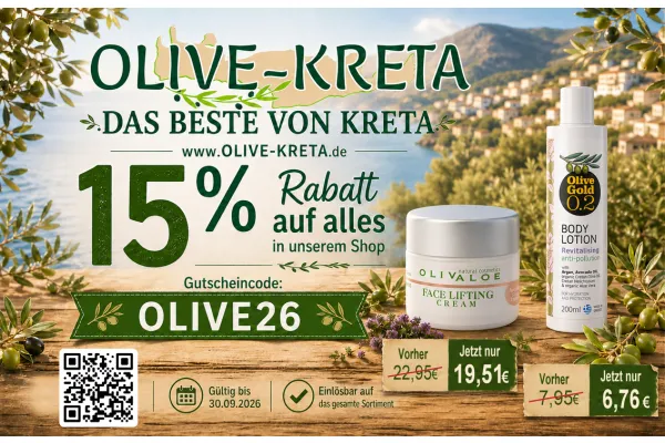 Naturkosmetik &amp; Olivenöl aus Kreta