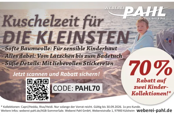 70% Rabatt auf zwei Kinder-Kollektionen! | Kuschelzeit für DIE KLEINSTEN