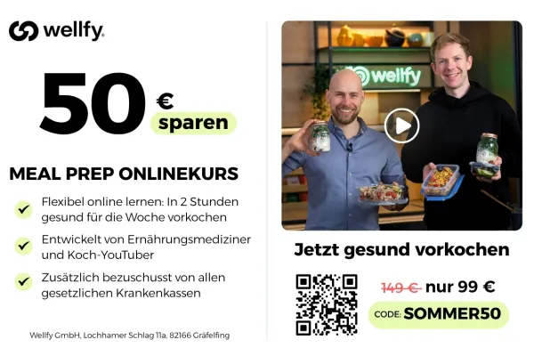 50€ sparen | MEAL PREP ONLINEKURS