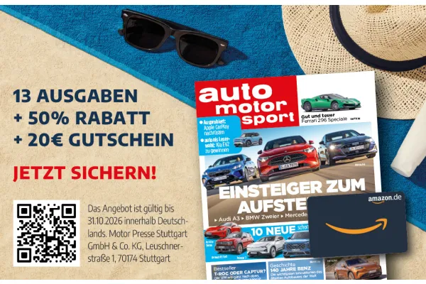 13 AUSGABEN + 50% RABATT + 20€ GUTSCHEIN | JETZT SICHERN!