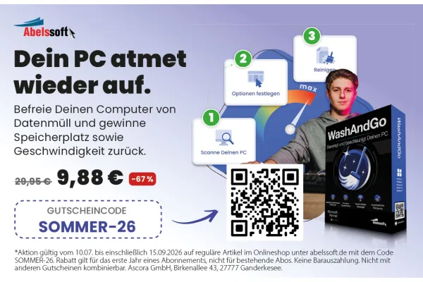 Dein PC atmet wieder auf – Befreie deinen Computer von Datenmüll und gewinne Speicherplatz sowie Geschwindigkeit zurück | -67% RABATT